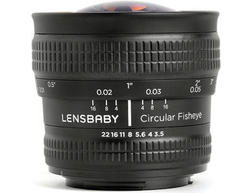 Lentille fisheye circulaire 5,8 mm 185 ° Lensbaby